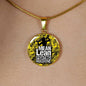 Fitness Gym Bodybuilder Motivation Gift Mean Lean Fighting Machine Circle Necklace-Express Your Love Gifts