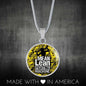 Fitness Gym Bodybuilder Motivation Gift Mean Lean Fighting Machine Circle Necklace-Express Your Love Gifts