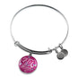 Fly As Far As Your Wings Can Take You Butterflies Stainless Steel or 18k Gold Bangle Bracelet - Express Your Love Gifts