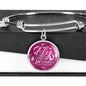 Fly As Far As Your Wings Can Take You Butterflies Stainless Steel or 18k Gold Bangle Bracelet - Express Your Love Gifts