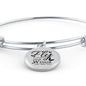 Fly As Far As Your Wings Can Take You Stainless Steel or 18k Gold Circle Bangle Bracelet - Express Your Love Gifts