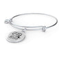 Fly As Far As Your Wings Can Take You Stainless Steel or 18k Gold Circle Bangle Bracelet - Express Your Love Gifts