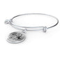 Fly As Far As Your Wings Can Take You Transparent Stainless Steel or 18k Gold Circle Bangle Bracelet - Express Your Love Gifts