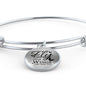 Fly As Far As Your Wings Can Take You Transparent Stainless Steel or 18k Gold Circle Bangle Bracelet - Express Your Love Gifts