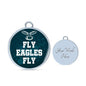Fly Eagles Fly Bracelet Stainless Steel or 18k Gold Circle Bangle Bracelet - Express Your Love Gifts