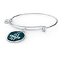 Fly Eagles Fly Bracelet Stainless Steel or 18k Gold Circle Bangle Bracelet - Express Your Love Gifts