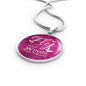 Fly Inspirational Gift Circle Necklace Stainless Steel or 18k Gold 18-22" - Express Your Love Gifts