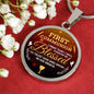 Forever Be Blessed First Communion Necklace Stainless Steel or 18k Gold Heart Pendant 18-22" - Express Your Love Gifts