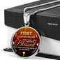 Forever Be Blessed First Communion Necklace Stainless Steel or 18k Gold Heart Pendant 18-22" - Express Your Love Gifts