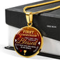 Forever Be Blessed First Communion Necklace Stainless Steel or 18k Gold Heart Pendant 18-22" - Express Your Love Gifts