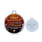 Forever Be Blessed First Communion Stainless Steel or 18k Gold Circle Bangle Bracelet - Express Your Love Gifts