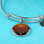 Forever Be Blessed First Communion Stainless Steel or 18k Gold Circle Bangle Bracelet - Express Your Love Gifts