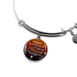 Forever Be Blessed First Communion Stainless Steel or 18k Gold Circle Bangle Bracelet - Express Your Love Gifts