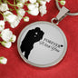 Forever With You Circle Necklace Stainless Steel or 18k Gold 18-22" - Express Your Love Gifts