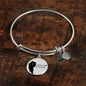 Forever With You Stainless Steel or 18k Gold Circle Bangle Bracelet - Express Your Love Gifts
