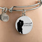 Forever With You Stainless Steel or 18k Gold Circle Bangle Bracelet - Express Your Love Gifts