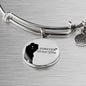 Forever With You Stainless Steel or 18k Gold Circle Bangle Bracelet - Express Your Love Gifts