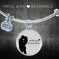 Forever With You Stainless Steel or 18k Gold Circle Bangle Bracelet - Express Your Love Gifts