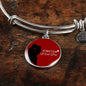 Forever With You Couple Stainless Steel or 18k Gold Circle Bracelet Bangle - Express Your Love Gifts