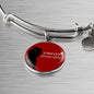 Forever With You Couple Stainless Steel or 18k Gold Circle Bracelet Bangle - Express Your Love Gifts