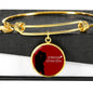 Forever With You Couple Stainless Steel or 18k Gold Circle Bracelet Bangle - Express Your Love Gifts