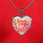 Forever With You Necklace Stainless Steel or 18k Gold Heart Pendant 18-22" - Express Your Love Gifts