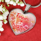 Forever With You Necklace Stainless Steel or 18k Gold Heart Pendant 18-22" - Express Your Love Gifts