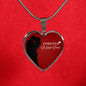 Forever With You Necklace Stainless Steel or 18k Gold Heart Pendant 18-22" - Express Your Love Gifts