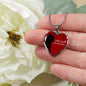 Forever With You Necklace Stainless Steel or 18k Gold Heart Pendant 18-22" - Express Your Love Gifts