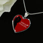 Forever With You Necklace Stainless Steel or 18k Gold Heart Pendant 18-22" - Express Your Love Gifts