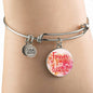Forever With You Stainless Steel or 18k Gold Circle Bangle Bracelet - Express Your Love Gifts