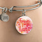 Forever With You Stainless Steel or 18k Gold Circle Bangle Bracelet - Express Your Love Gifts
