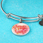 Forever With You Stainless Steel or 18k Gold Circle Bangle Bracelet - Express Your Love Gifts