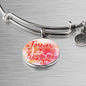 Forever With You Stainless Steel or 18k Gold Circle Bangle Bracelet - Express Your Love Gifts