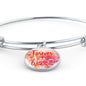 Forever With You Stainless Steel or 18k Gold Circle Bangle Bracelet - Express Your Love Gifts