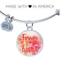 Forever With You Stainless Steel or 18k Gold Circle Bangle Bracelet - Express Your Love Gifts