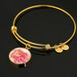 Forever With You Stainless Steel or 18k Gold Circle Bangle Bracelet - Express Your Love Gifts
