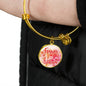Forever With You Stainless Steel or 18k Gold Circle Bangle Bracelet - Express Your Love Gifts