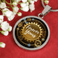 Forever Yours Circle Necklace Stainless Steel or 18k Gold 18-22" - Express Your Love Gifts