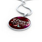 Forever Yours Circle Necklace Stainless Steel or 18k Gold Necklace 18-22"-Express Your Love Gifts