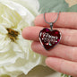 Forever Yours Heart Pendant Necklace Stainless Steel or 18k Gold 18-22"-Express Your Love Gifts