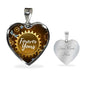 Forever Yours Necklace Stainless Steel or 18k Gold Heart Pendant 18-22" - Express Your Love Gifts