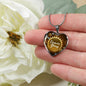 Forever Yours Necklace Stainless Steel or 18k Gold Heart Pendant 18-22" - Express Your Love Gifts
