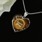 Forever Yours Necklace Stainless Steel or 18k Gold Heart Pendant 18-22" - Express Your Love Gifts
