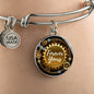 Forever Yours Stainless Steel or 18k Gold Heart Bangle Bracelet - Express Your Love Gifts