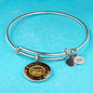 Forever Yours Stainless Steel or 18k Gold Heart Bangle Bracelet - Express Your Love Gifts