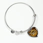 Forever Yours Stainless Steel or 18k Gold Heart Bangle Bracelet - Express Your Love Gifts