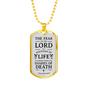 Fountain Of Life Christian Necklace Stainless Steel or 18k Gold Dog Tag 24" Chain-Express Your Love Gifts