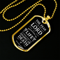 Fountain Of Life Scriptureinspired Necklace Stainless Steel or 18k Gold Dog Tag 24" Chain-Express Your Love Gifts