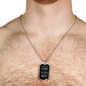 Fountain Of Life Scriptureinspired Necklace Stainless Steel or 18k Gold Dog Tag 24" Chain-Express Your Love Gifts